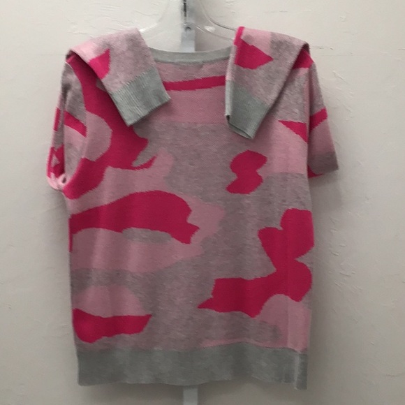 FATE- SIZE SMALL-PINK AND GREY CAMOUFLAGE SWEATER-SOFT - Picture 9 of 10